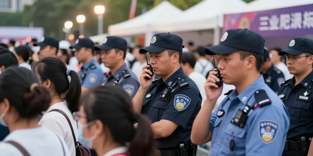 Event Security team providing trusted crowd control at local festivals.