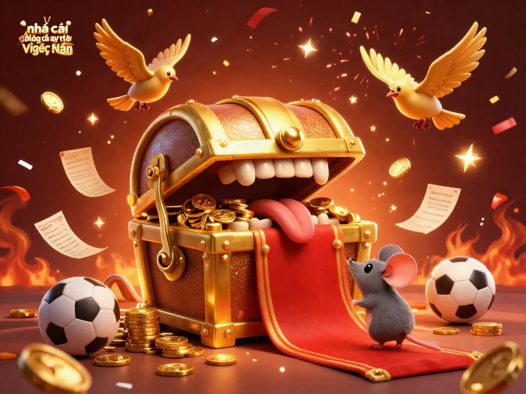 Engage in nhà cái bóng đá uy tín Việt Nam strategy, featuring 3D soccer-themed elements and dynamic action.