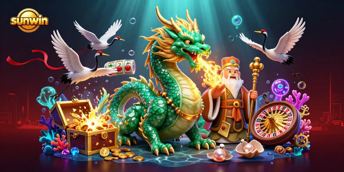 Engage in thrilling gameplay at sunwin with vibrant game elements amid a stunning fantasy scene.