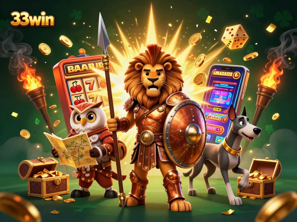 Experience exciting wins at 33win with engaging casino games and vibrant animations.