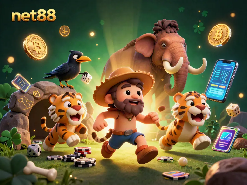 Place winning bets with net88 at a dynamic prehistoric casino featuring unique gambling elements.