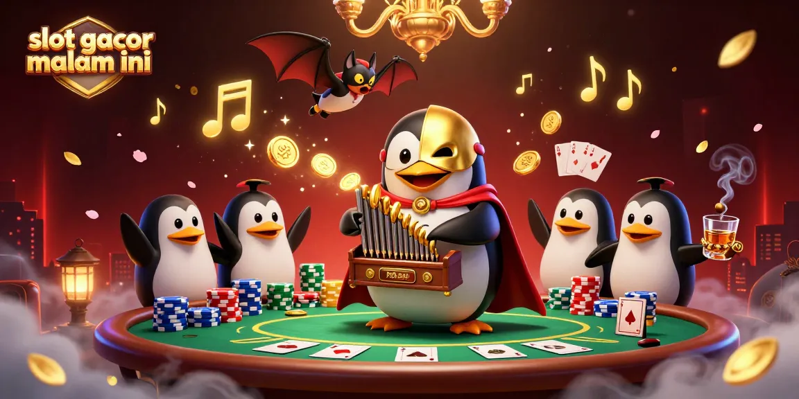 Experience slot gacor malam ini with dynamic imagery showcasing an exhilarating casino atmosphere.