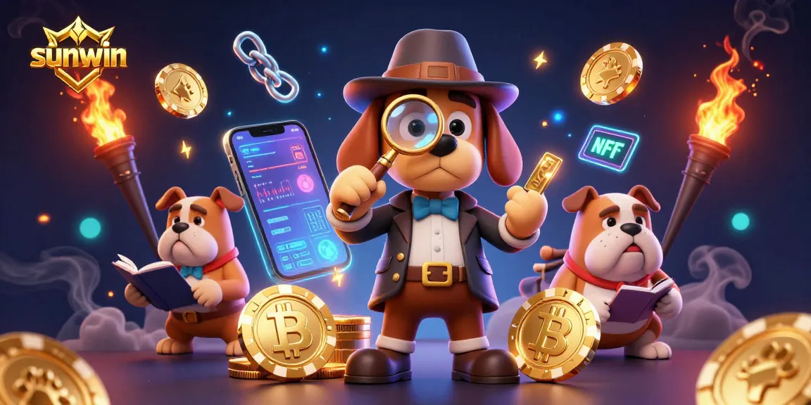 Experience sunwin's thrilling casino adventure with a playful detective duo uncovering gaming treasures.