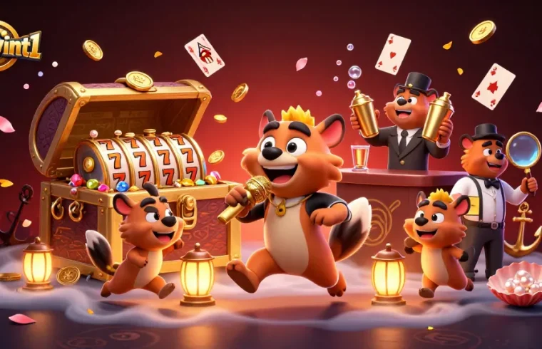 Experience the fun at sunwint1, a comedy casino club with lively hyena characters and dynamic gaming elements.