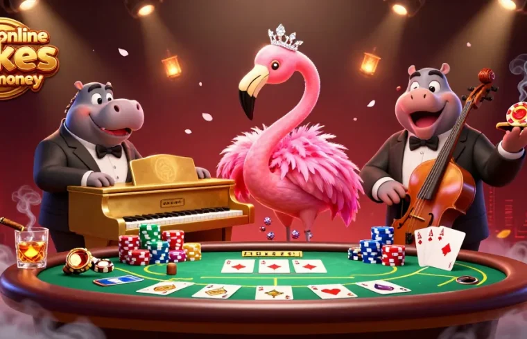 Experience the thrill of the best online pokies real money with dynamic casino elements and vibrant characters.